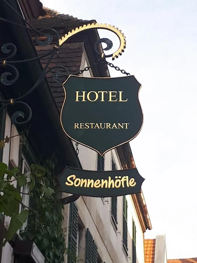 Hotel & Restaurant Sonnenhoefle Sommerhausen